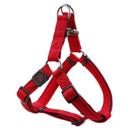 DOCO dog DOCO® Athletica Breathable Step In Mesh Dog Harness Size XL 3.8 × 77–112 cm Maroon