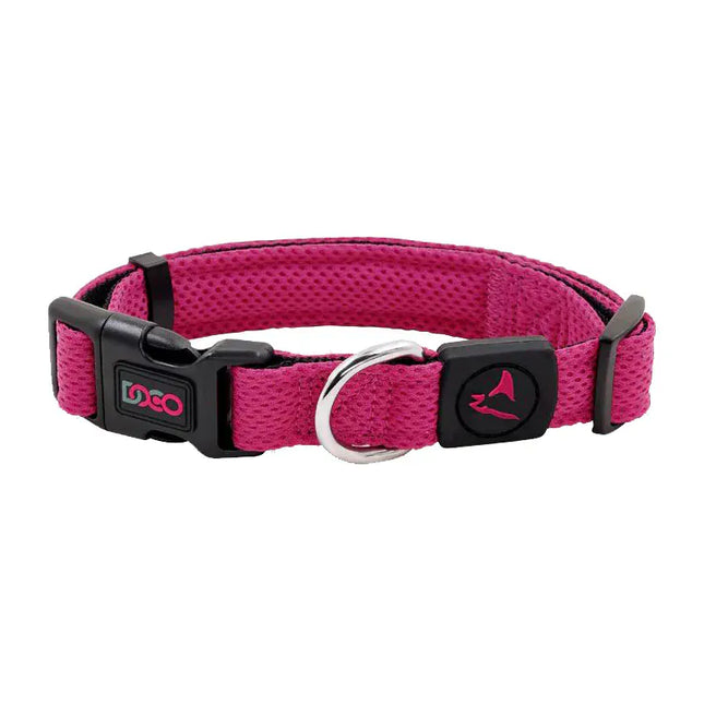 Doco Dog DOCO Athletica Large Pink Mesh Dog Collar 45 to 68 in 3.2cm