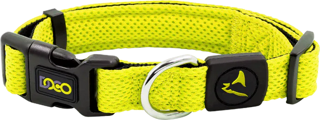 DOCO Dog DOCO Athletica Medium lime Mesh Dog Collar 34 to 49 in 2.5 cm
