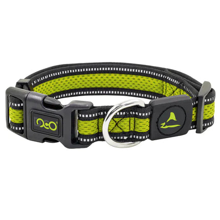 DOCO Dog DOCO® Athletica Mesh Reflective Dog Collar Small Size 2 × 28–40 cm Lime