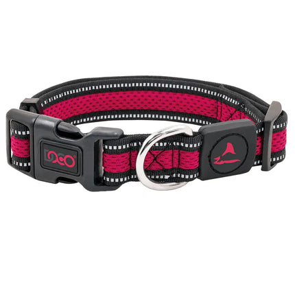 DOCO Dog DOCO® Athletica Mesh Reflective Dog Collar Small Size 2 × 28–40 cm Pink