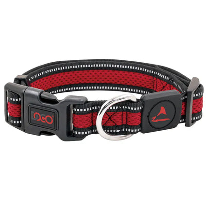 DOCO Dog DOCO® Breathable Mesh Dog Collar Athletica Dual Layer Reflective Padded Collar Size Medium 2.5 × 35–48 cm