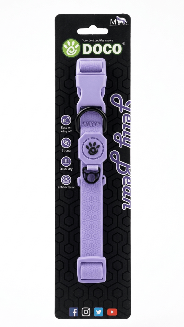 DOCO Dog DOCO® Jacquard Weave Collar Size M 2 × 34- 52 Cm