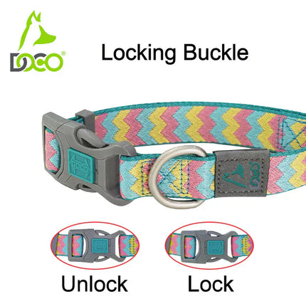 DOCO Dog DOCO® Jacquard Weave Collar Size S 2 × 27- 37 Cm