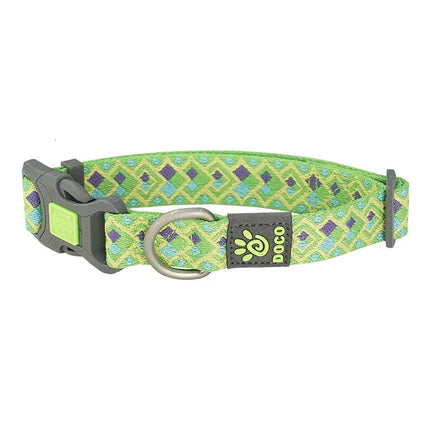 Doco Dog DOCO Jacquard Weave Large Dog Collar 45 to 68 in 2.5 cm