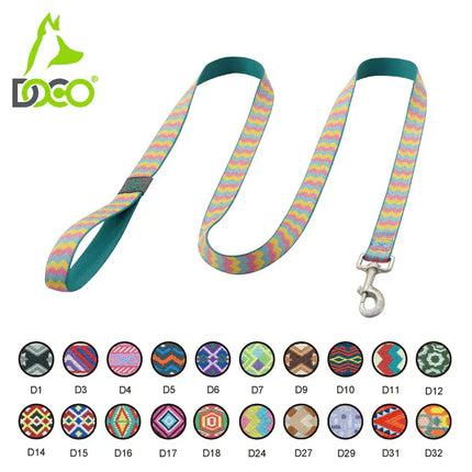 DOCO Dog DOCO® Jacquard Weave Leash Size M To L 2.5 x 180