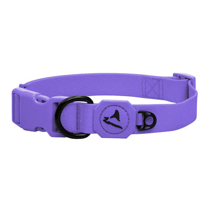 DOCO dog DOCO® Jelly Bean Waterproof Odor-Free Dog Collar Size Small 1.5 × 27-37 cm Wisteria