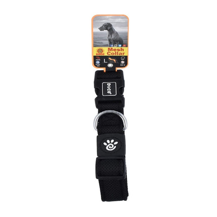 DOCO Dog DOCO Large Black Mesh Dog Collar  46 to 66 in 3.2cm