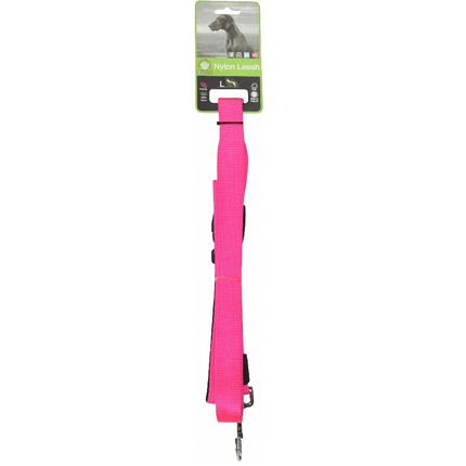 DOCO Dog DOCO Large Pink Nylon Dog Leash 180 in 2.5cm