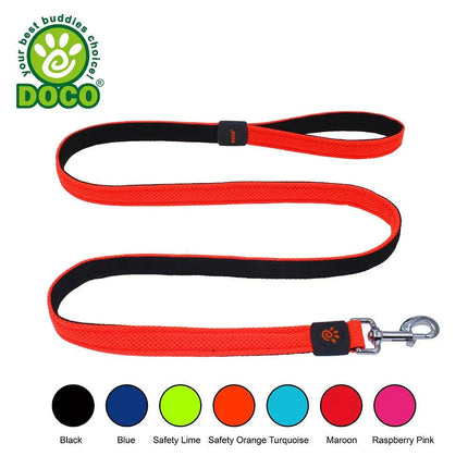 DOCO Dog DOCO Large red Mesh Dog Leash 150 in 2.5 cm