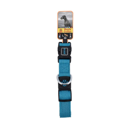 DOCO Dog DOCO Large Turquoise Mesh Dog Collar 46 to 66 in 3.2cm