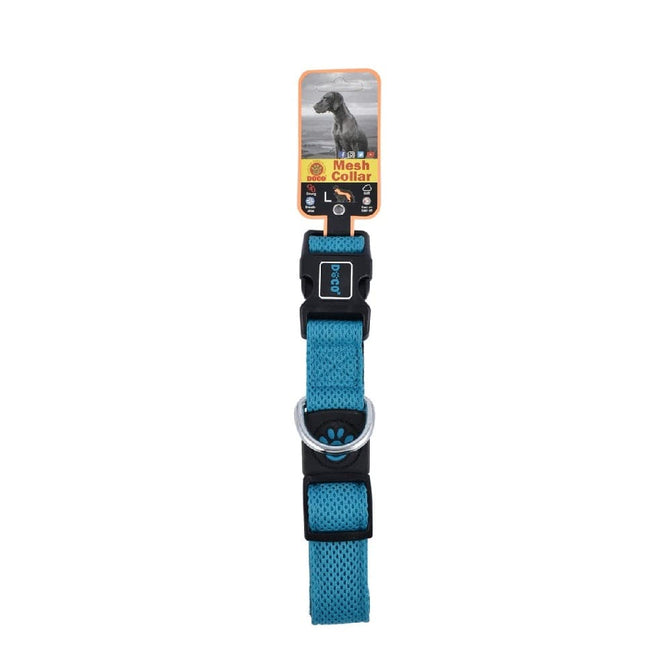 DOCO Dog DOCO Large Turquoise Mesh Dog Collar 46 to 66 in 3.2cm