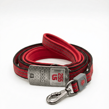 DOCO Dog Doco Medium Dog Leash 120 in 2.0 cm Red