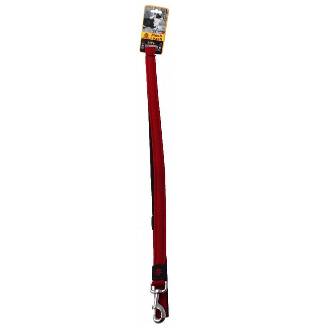 DOCO Dog Doco Medium red Mesh Dog Leash 120 in 2 cm