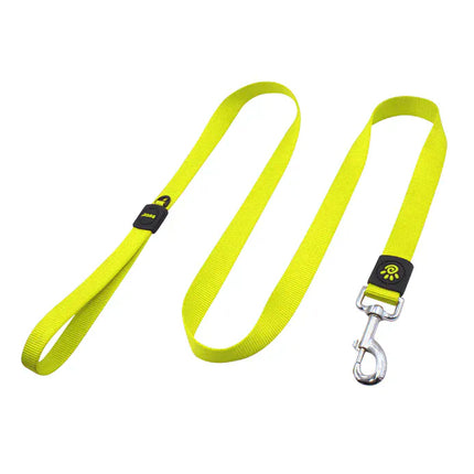 DOCO Dog DOCO Medium Yellow Nylon Dog Leash 120 in 2 cm