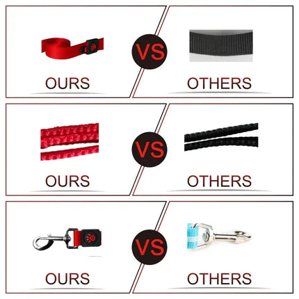 DOCO Dog Doco Nylon Leash Large 180 in 2.5 cm Grey