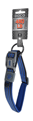 Doco Dog DOCO® O-Ring Nylon Medium Blue Dog Collar 44 to 55 in 2cm