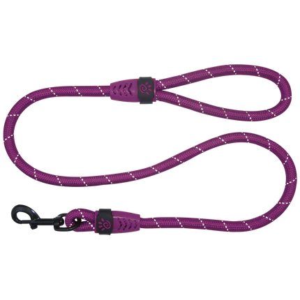 DOCO Dog Doco Purple Reflective Rope Dog Leash 180 in 1.3cm