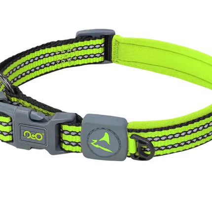 DOCO Dog DOCO® Reflective D-Ring Security Dog Collar High Visibility Safety Catch Nylon Collar Size XL 2.5 × 63–70 cm