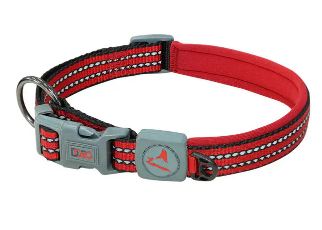 DOCO Dog DOCO® VARIO O-Ring Nylon Dog Collar with Reflective Stitching Size M