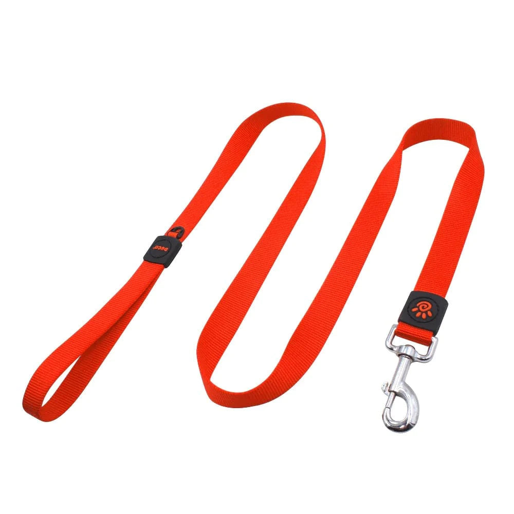 Doco Medium orange Mesh Dog Leash 120 cm