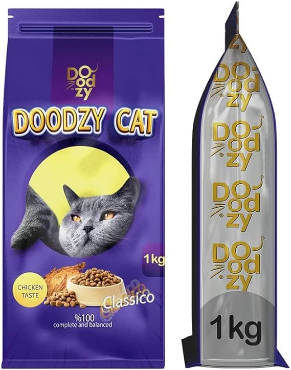 Doodzy Cat DoOdzy Cat Classico Chicken Taste Dry Food 1kg