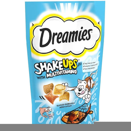 Dreamies Cat Dreamies ShakeUps With Multivitamins SeaFood 55 gr