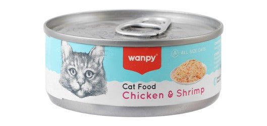 Wanpy Wet Cat Food with Chicken &amp; Shrimp