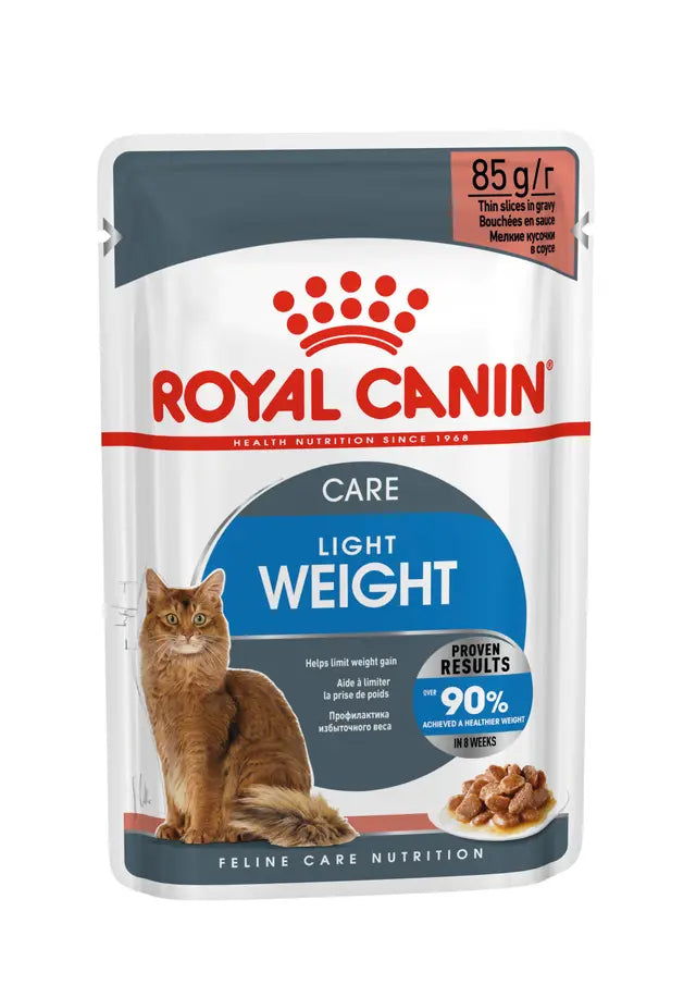 Royal Canin Light Weight Wet Food Slices in Gravy for Adult Cats 85 gr