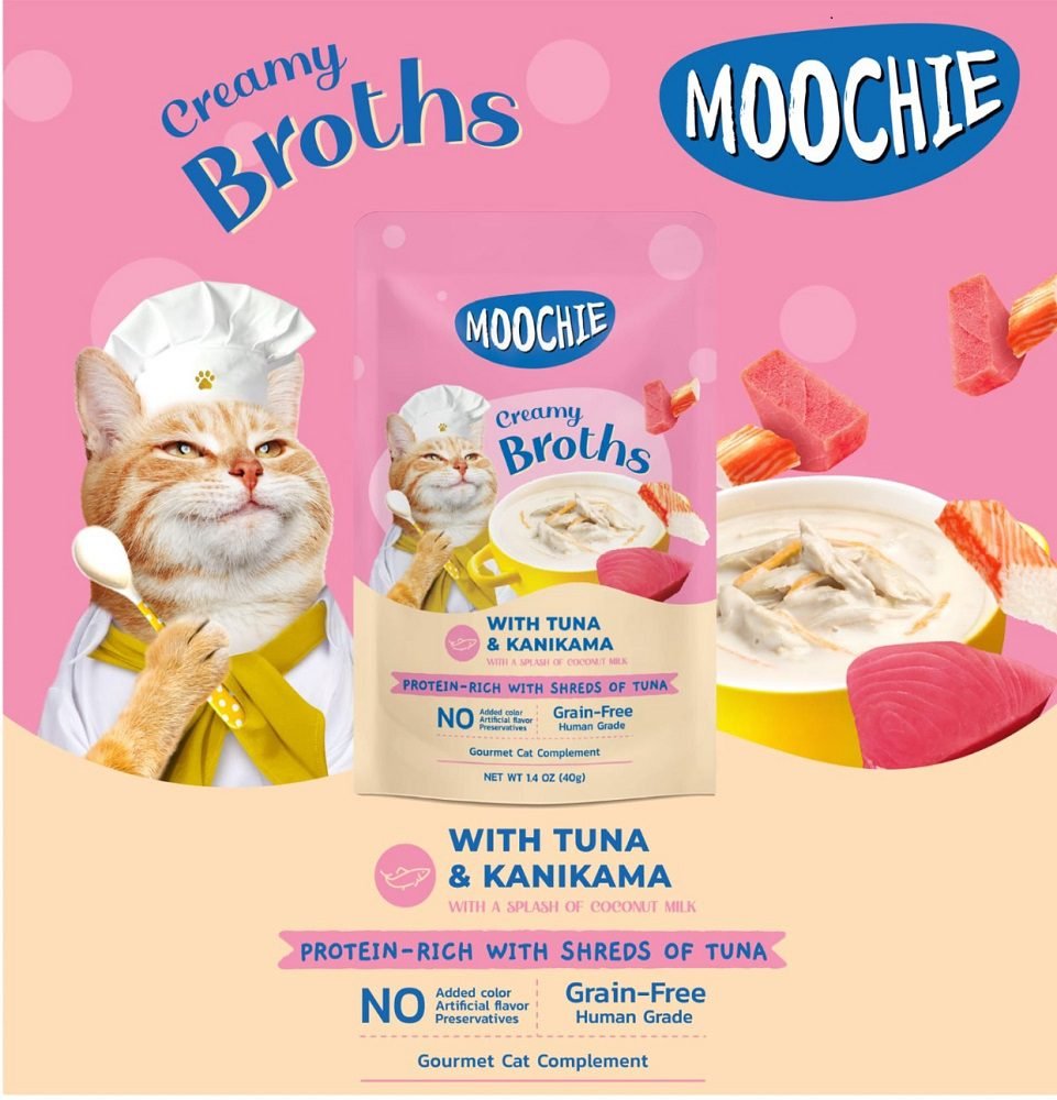 Moochie Broths Creamy Soup Tuna And Kanikama 40g