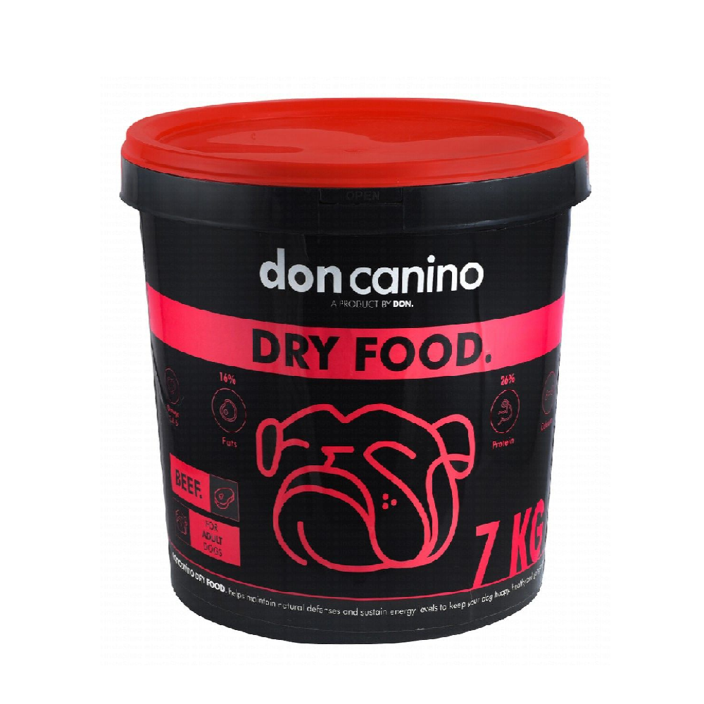 Don Canino Dry Food with Beef for adult Dogs 7 kg