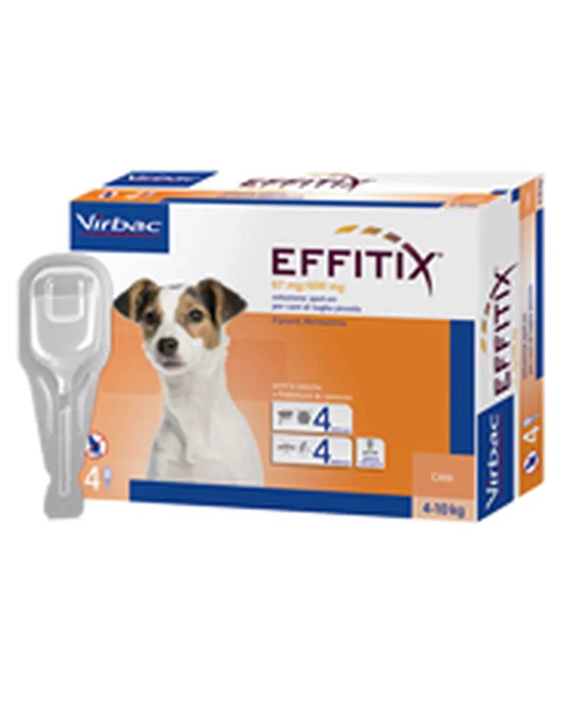 Virbac Effitix Spot On Flea Solution for Small Dogs 4 to 10 kg 1 pcs