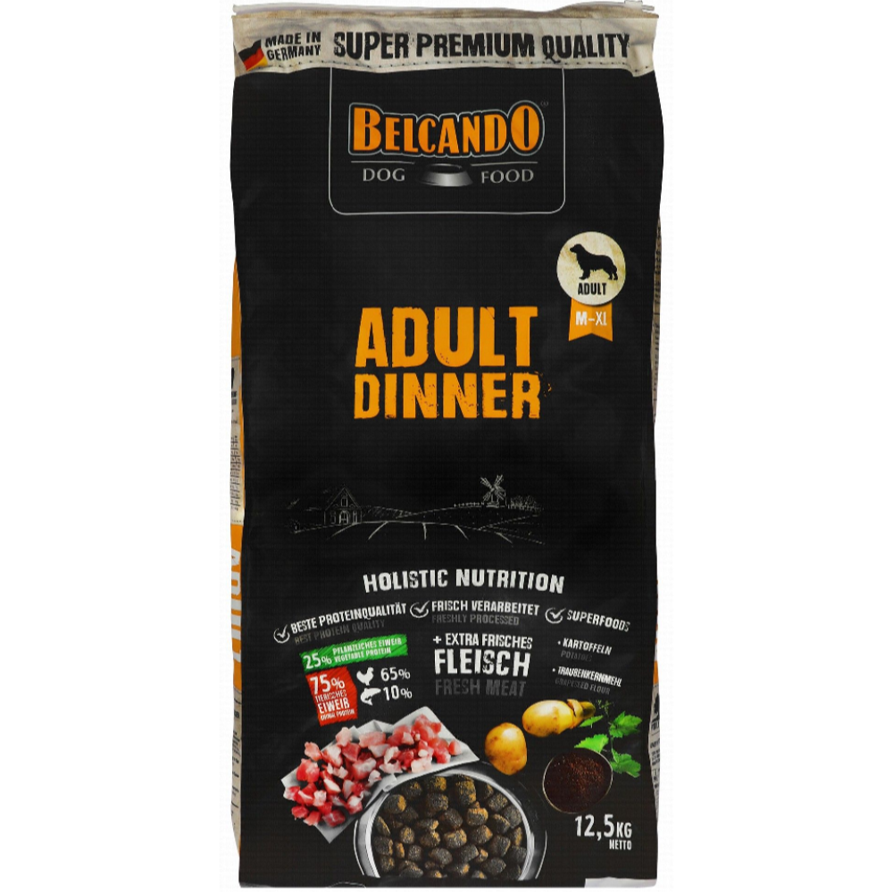 Belcando Adult dinner Dog Dry Food ( M-XL) 12.5 kg