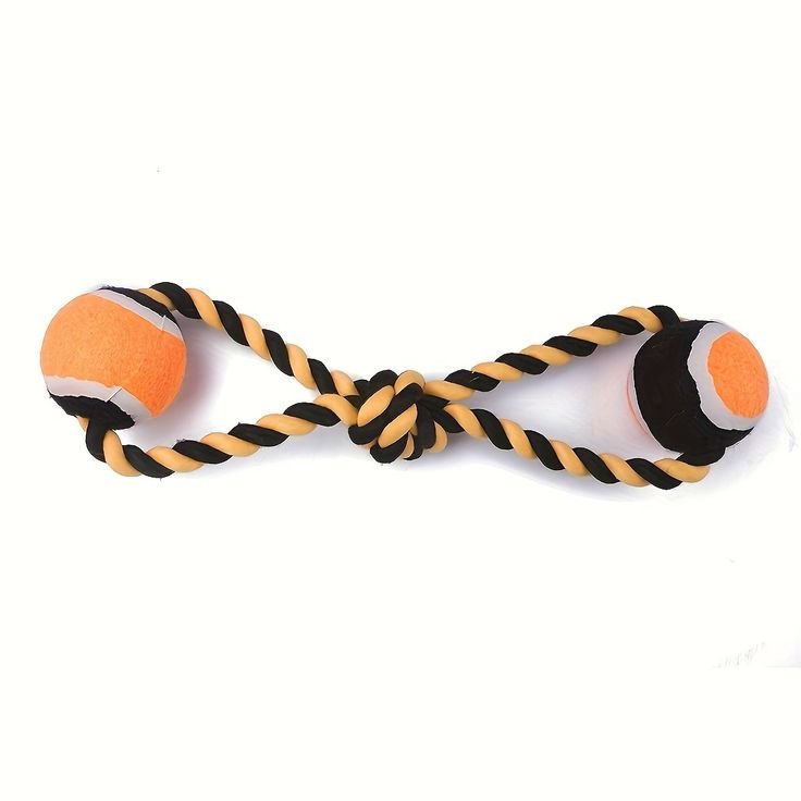 Seny Pet Supplies Pet Toy Rope with 2 Ball