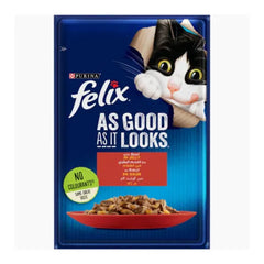 Felix Cat Purina Felix As Good As It Looks with Beef in Jelly 85 gr