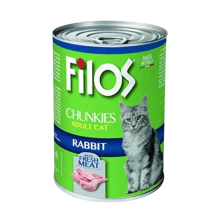 Filos Cat Filos Cat Wet Food Chunkies with Rabbit 405g