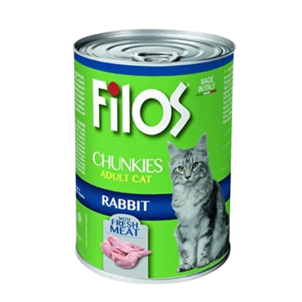 Filos Cat Filos Cat Wet Food Chunkies with Rabbit 405g