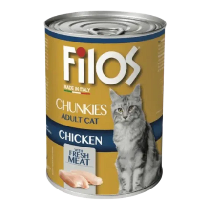 Filos Cat Filos Chunkies Chicken For Adult Cats 405g
