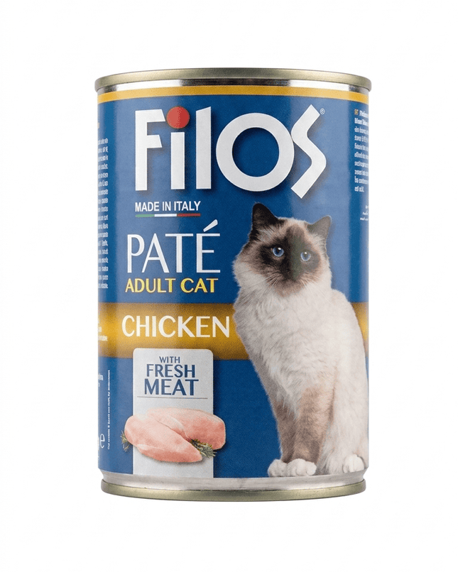 Filos Cat Filos Paté Adult Cat Food Chicken with Fresh Meat 400g
