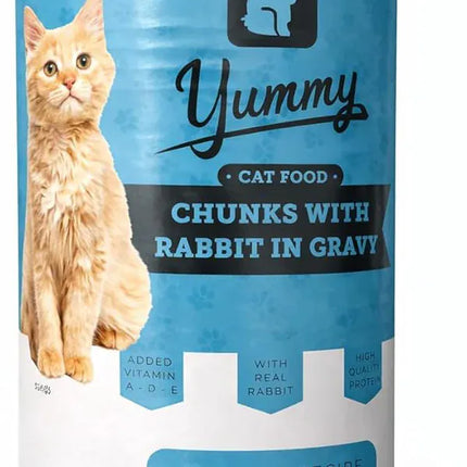 Filos Cat Yummy Cat Wet Food Adult Rabbit in Gravy Can 400g