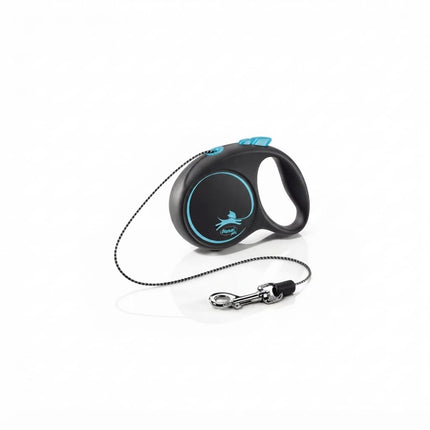 Flexi Cat Flexi Cat Black Design XS Cord 3m Blue 8kg