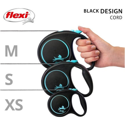 Flexi Cat Flexi Cat Black Design XS Cord 3m Blue 8kg