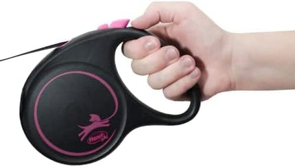 Flexi Dog Flexi Black Design Large Tape 5m Pink 50 kg