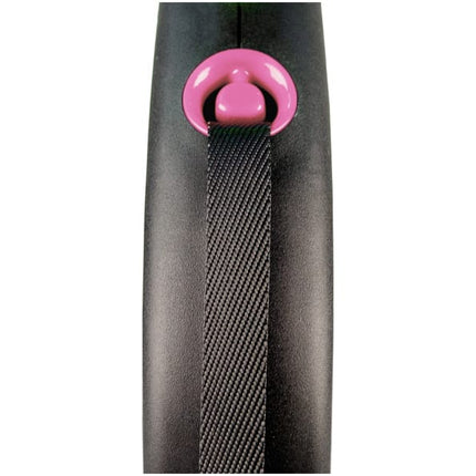 Flexi Dog Flexi Black Design Large Tape 5m Pink 50 kg