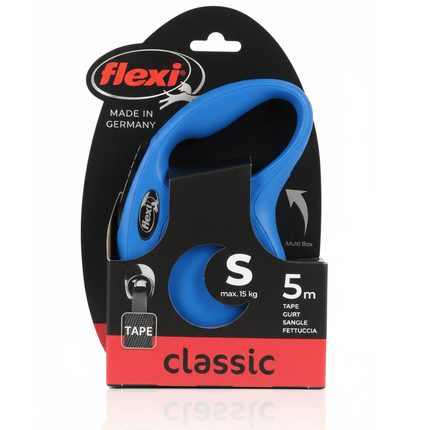 Flexi Dog Flexi Classic S 15 K  Blue 5 M Tape