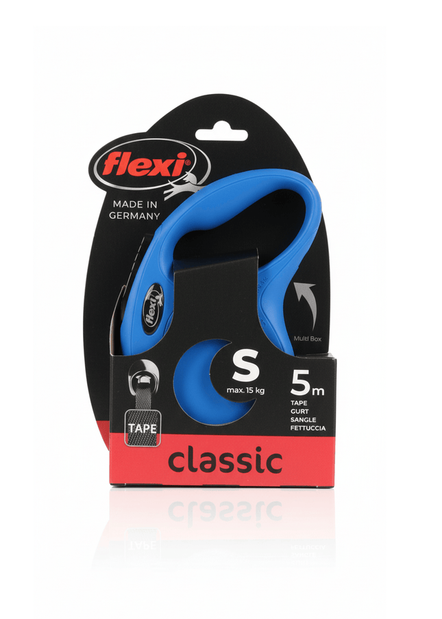 Flexi Dog Flexi Classic S 15 K  Blue 5 M Tape