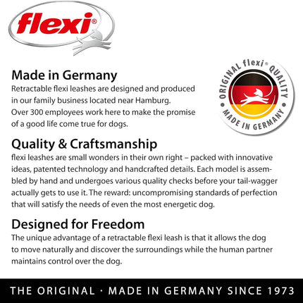 Flexi Dog Flexi Giant Large 8m Retractable Tape Leash for Dogs Up to 50 kg