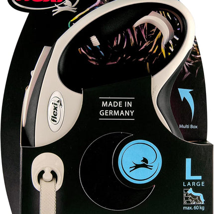 Flexi Dog Flexi New Comfort Tape Large Black 5m up to 60 kg