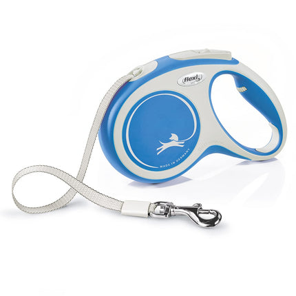 Flexi Dog Flexi New Comfort Tape Leash BLUE 5 m up to 60 kg