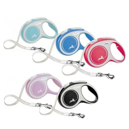 Flexi Dog Flexi New Comfort Tape Leash Small Black 5 M Up To 15 Kg